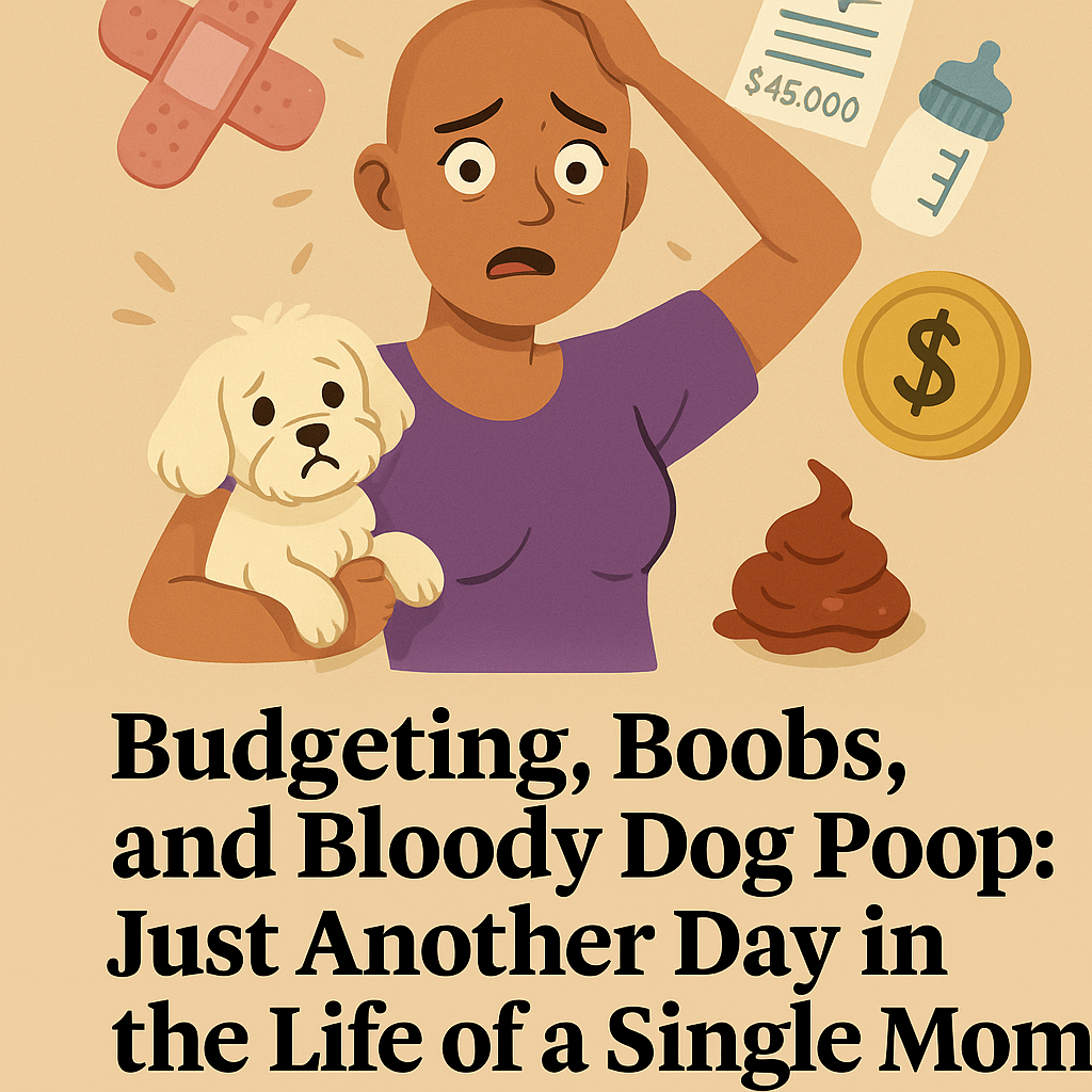 Budgeting, Boobs, and Bloody Dog Poop: Just Another Day in the Life of a Single Mom with Breast Cancer